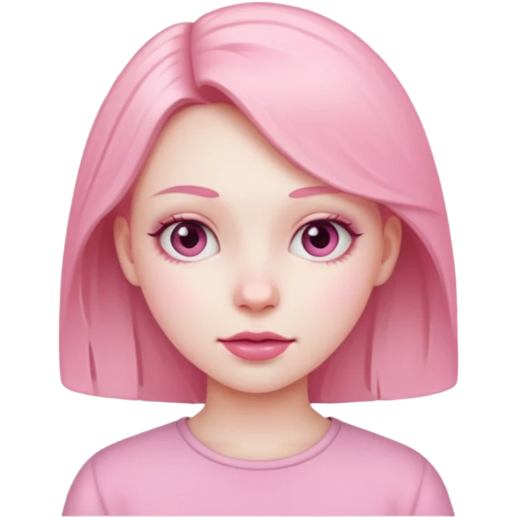 pink paper girl emoji