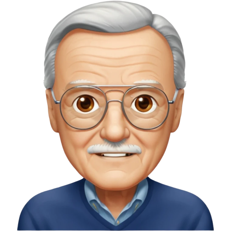 stan lee marvel movies character face only younger emoji