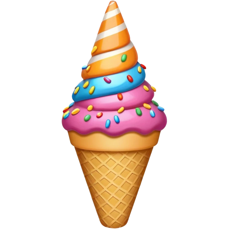 birthday cone emoji