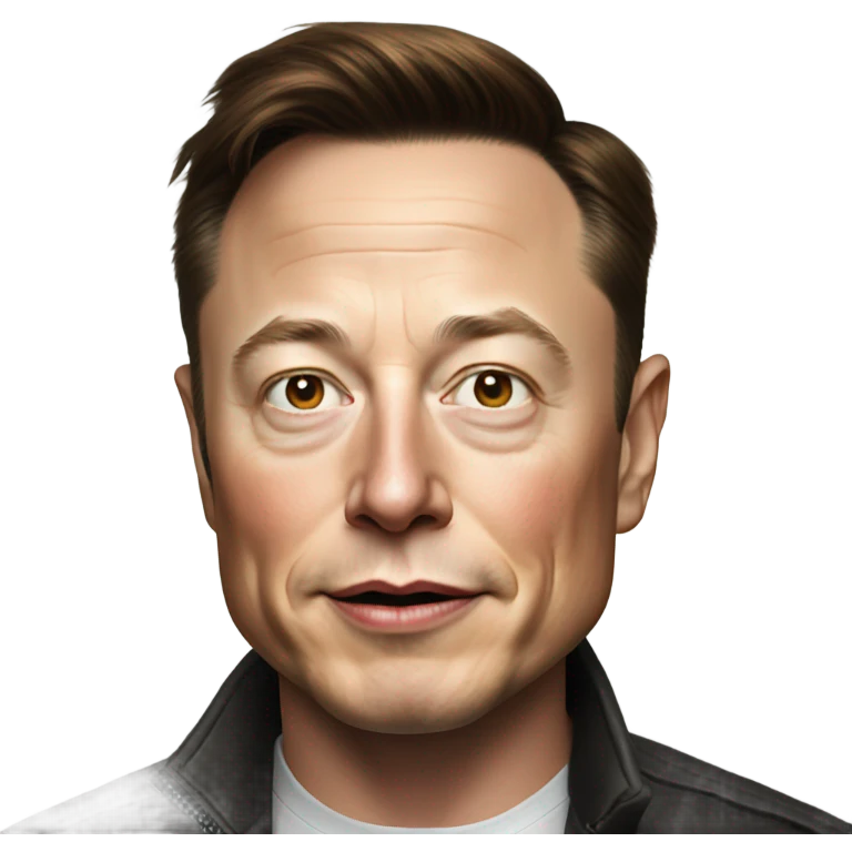 photorealistic elon musk emoji