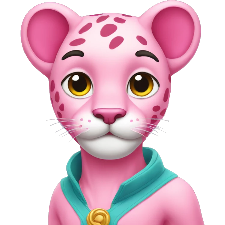 cute Pink panther emoji