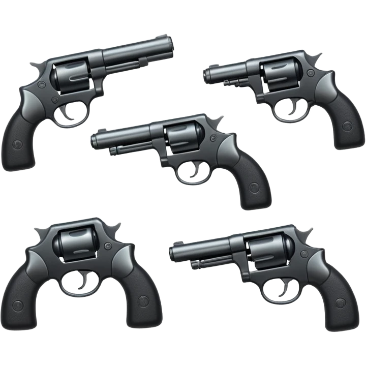 4 guns emoji