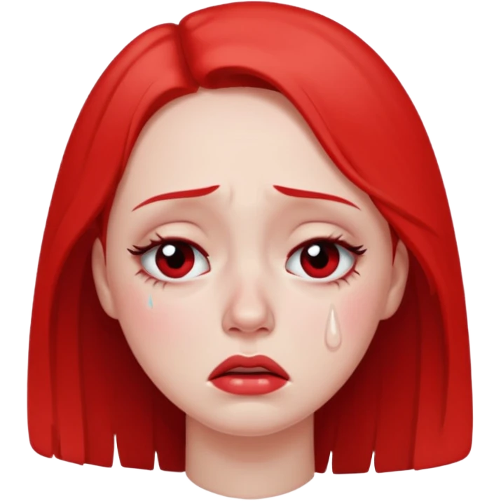 crying woman emoji