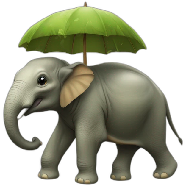 Tortue sur elephant emoji