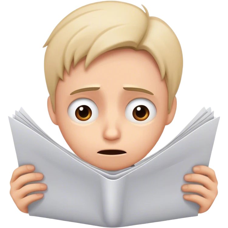 emotional crisis whether i am a document emoji