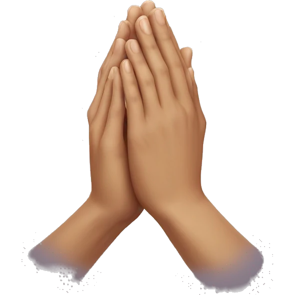 Pray hands emoji