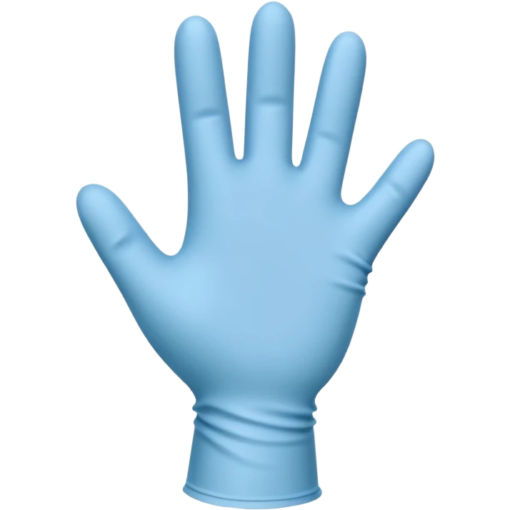 Finger in latex glove emoji