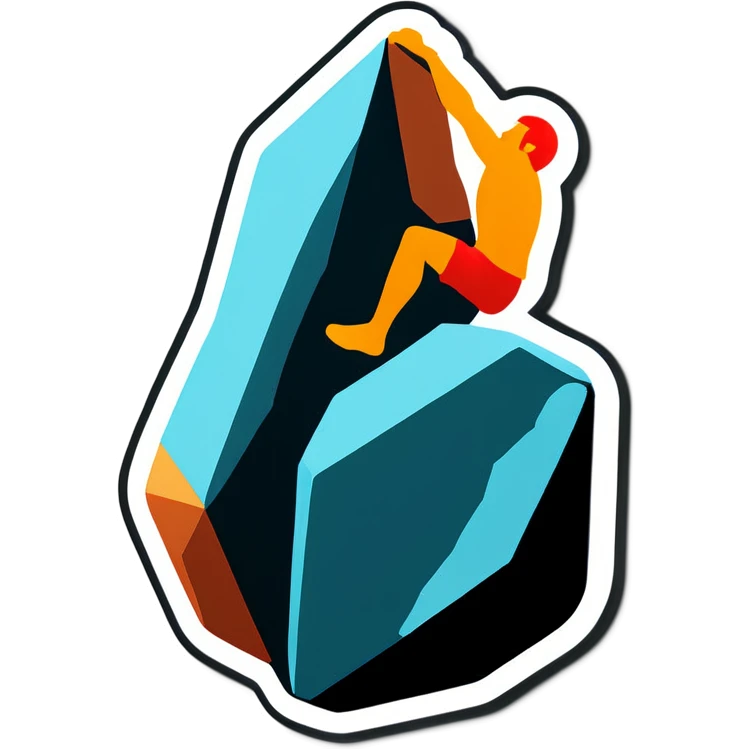 Bouldering emoji