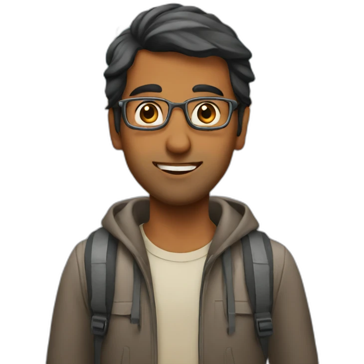 Indian guy who likes buses emoji