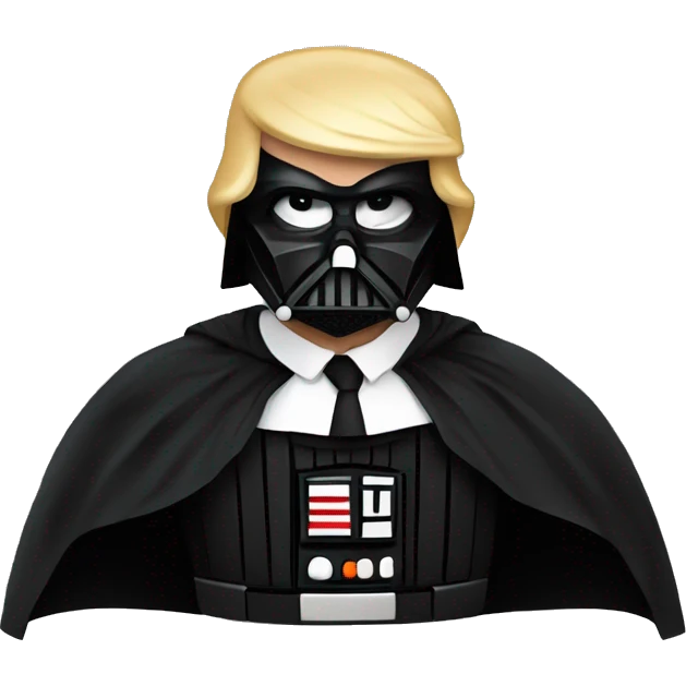 Donald Trump in darth vader outfit  emoji