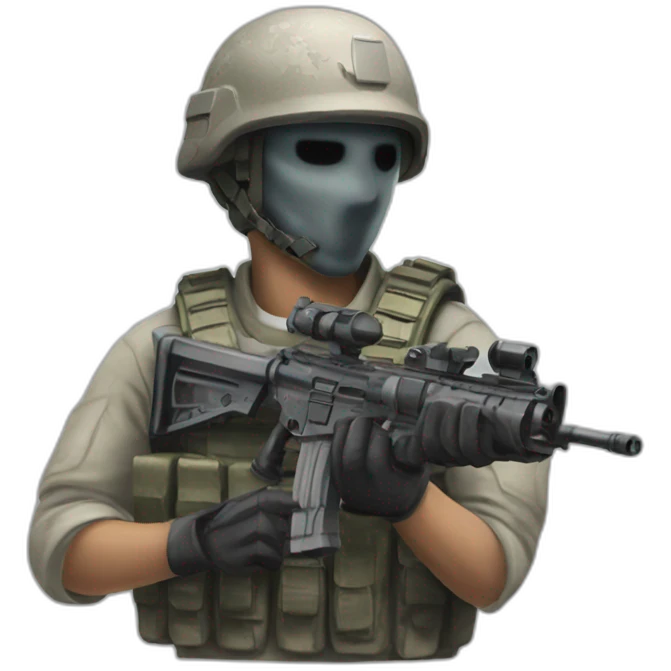 Ghost calle of duty emoji