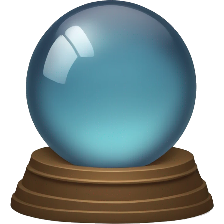crystal ball with no emoji