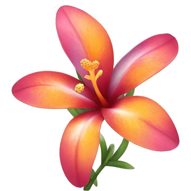 Tropical flowers  emoji