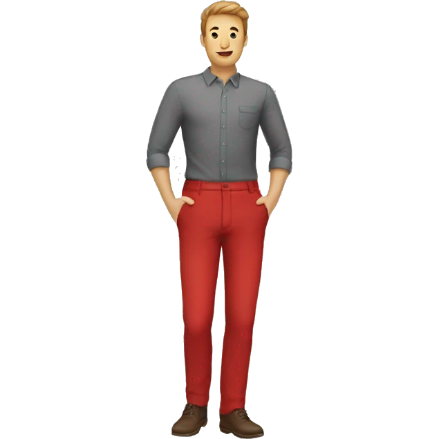 RED TROUSER  emoji