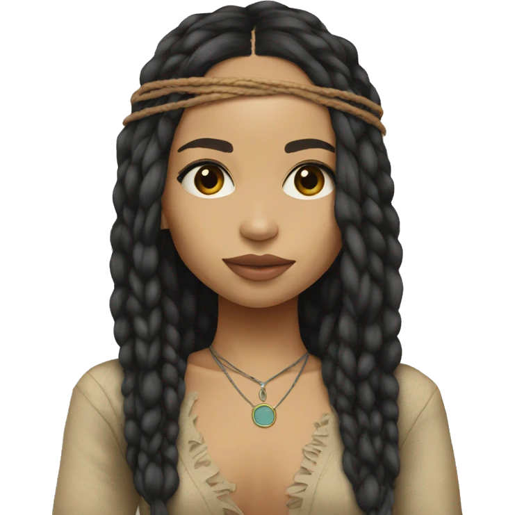 Zoe Kravitz, Portrait, Hippie Clothes emoji