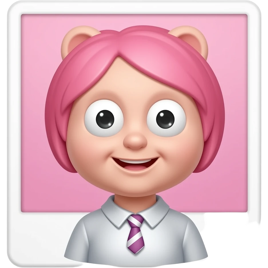 Pink Polaroid emoji emoji