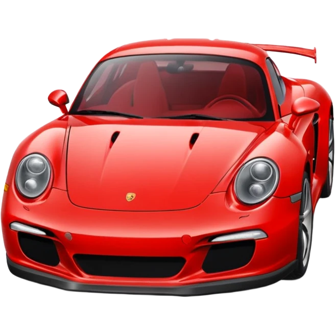 Porche rouge emoji