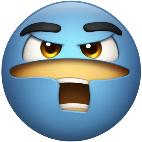 Angry tummy  emoji