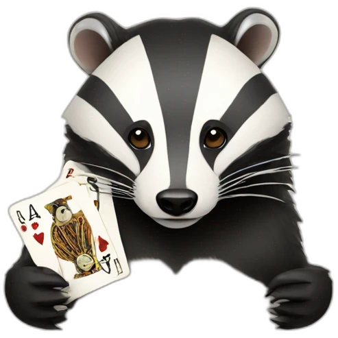 badger poker emoji