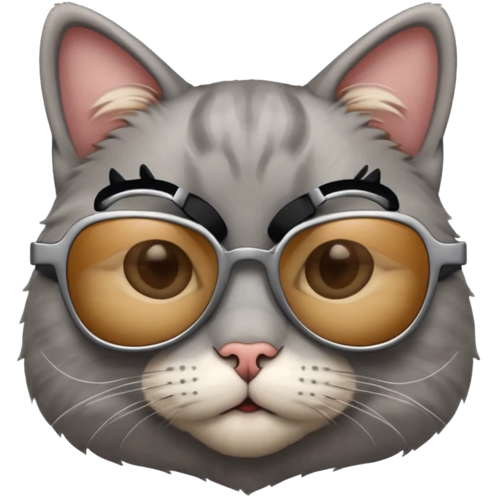 Cat wearing sunglasses emoji