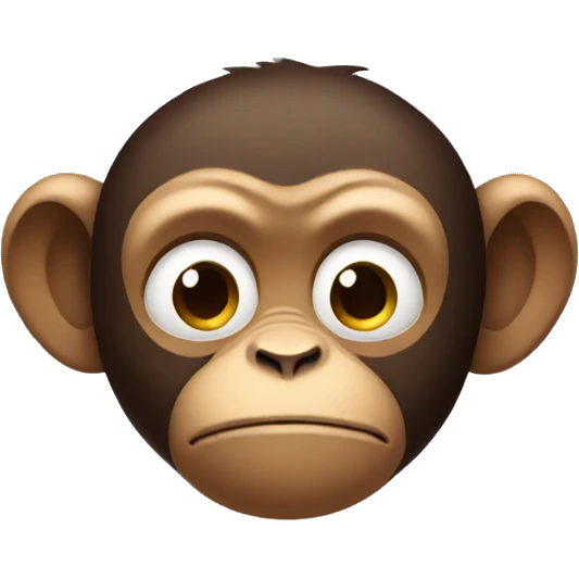 ios emoji monkey sad emoji