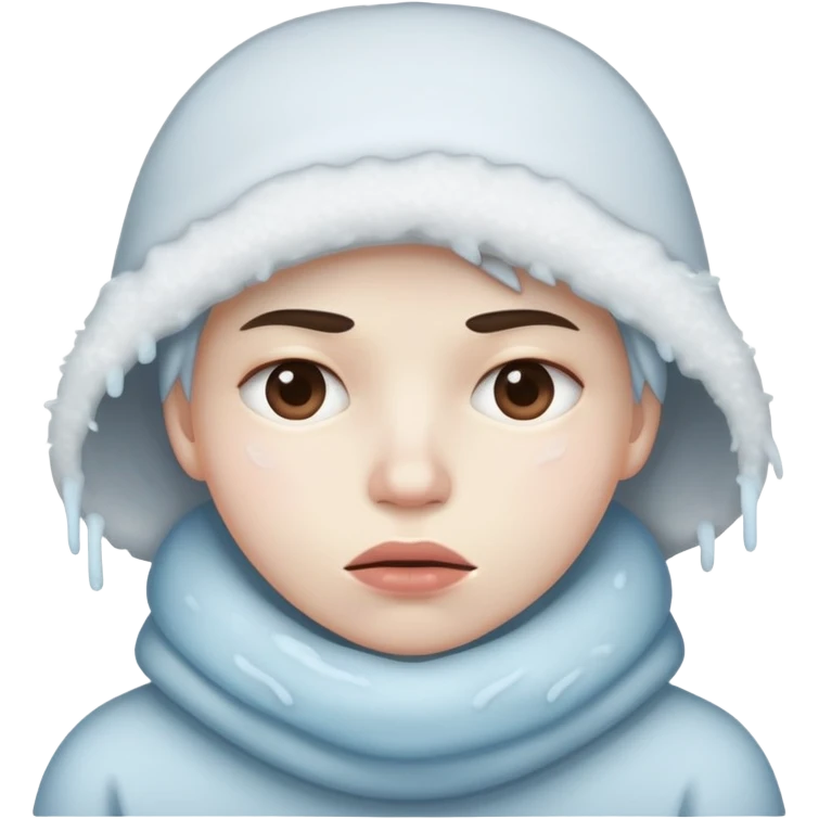 Freezing face  emoji