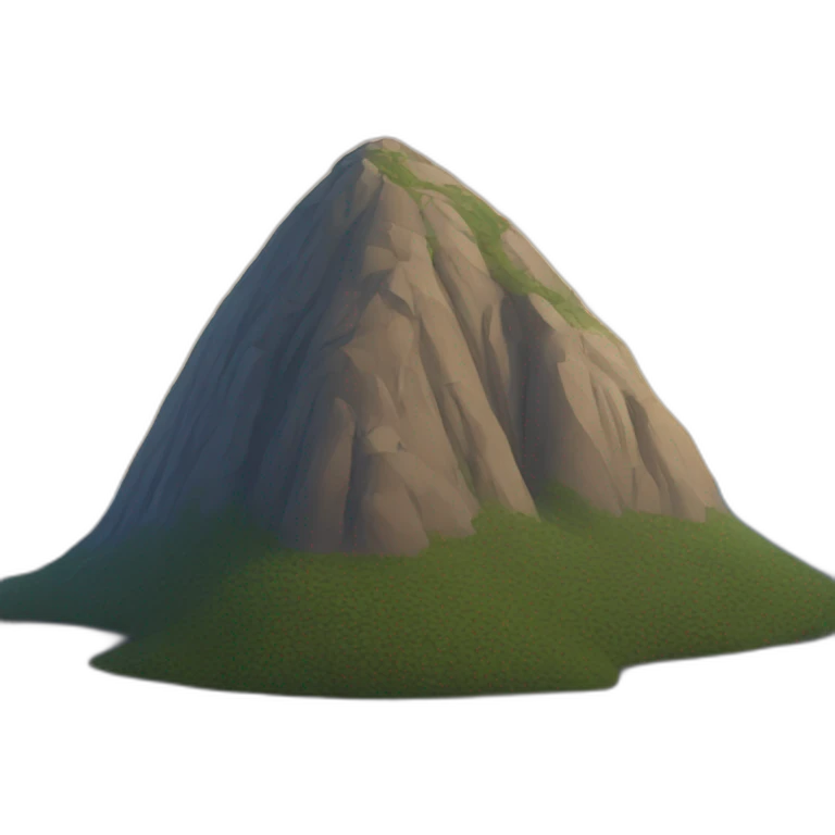 Sugarloaf mountain emoji