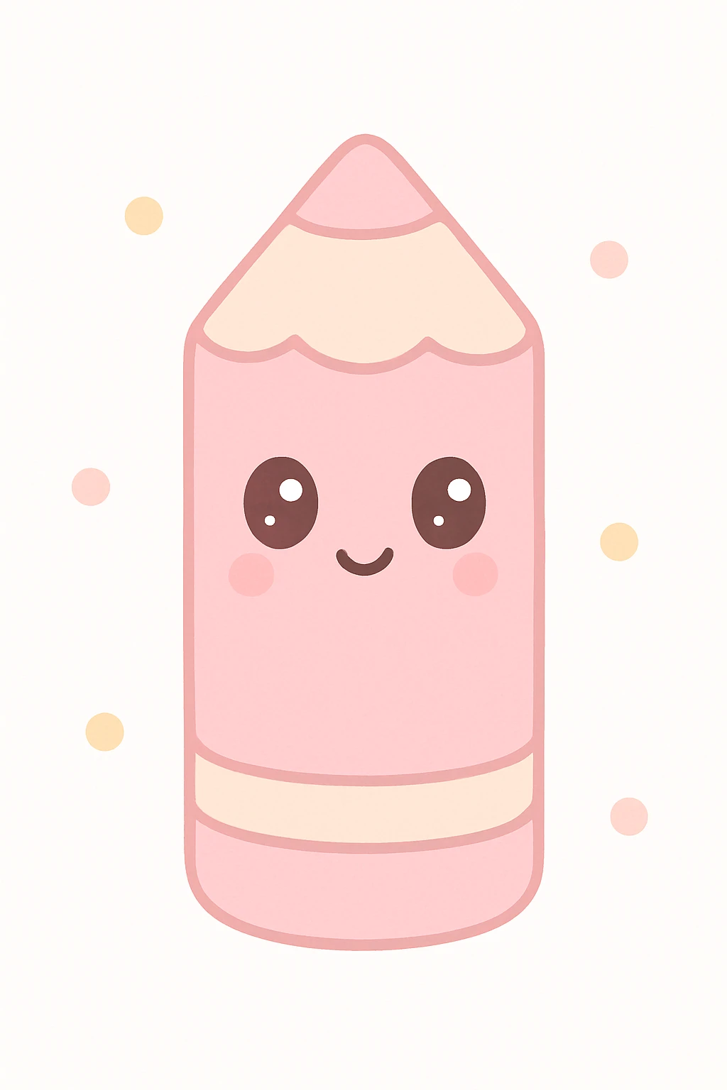 pink pencil emoji