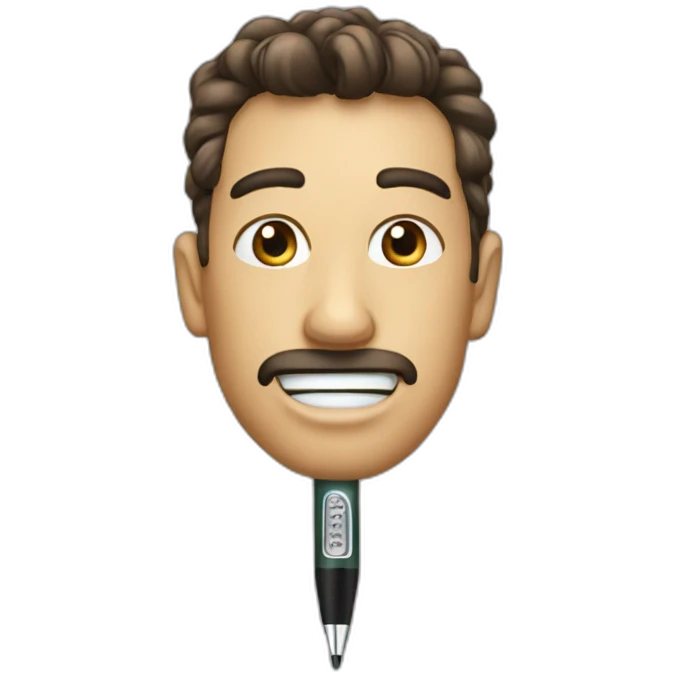 Apple-pen emoji