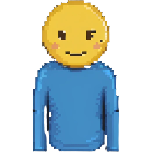 faceless blue emoji emoji