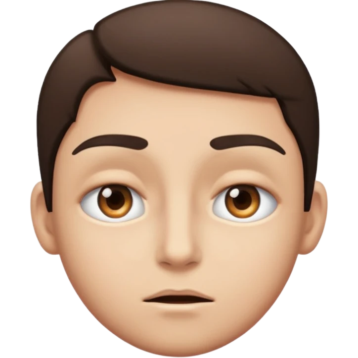 the right eye is wide opened, the left eye is half closed. emoji