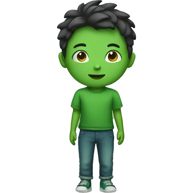 green boy emoji