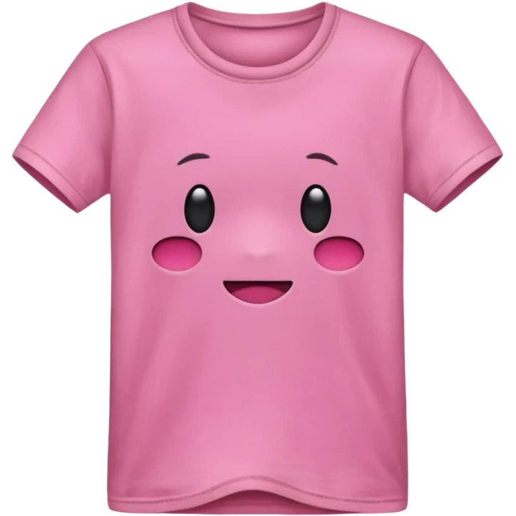 pink t-shirt emoji