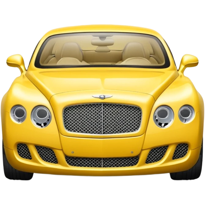 Yellow Bentley emoji