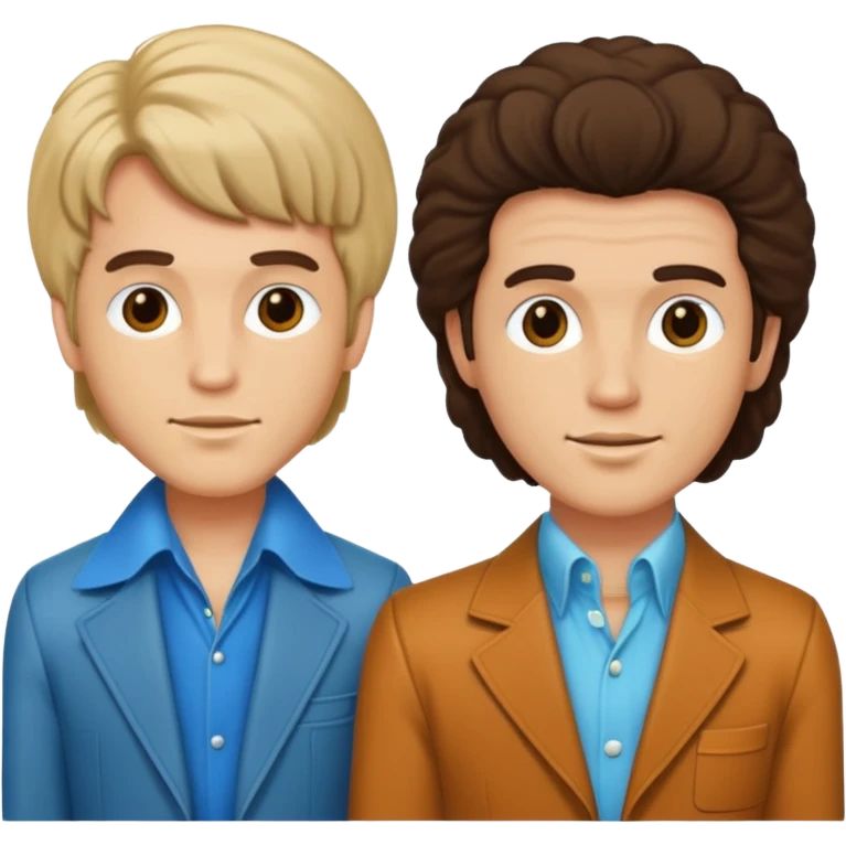 70s 80s men with hair style  emoji