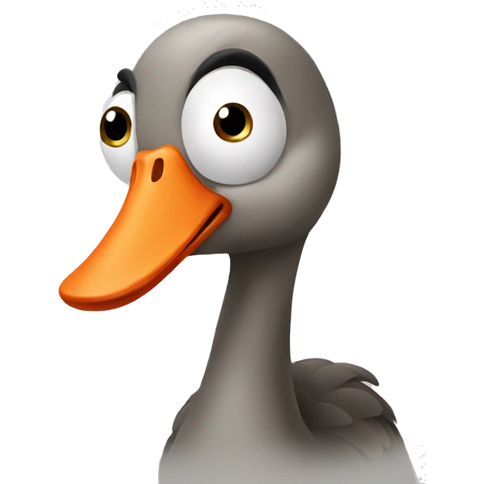 Silly goose emoji