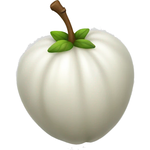 white fruit emoji