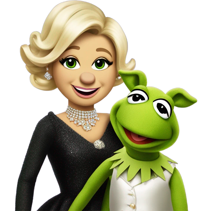Miss Piggy & Kermit the Frog emoji