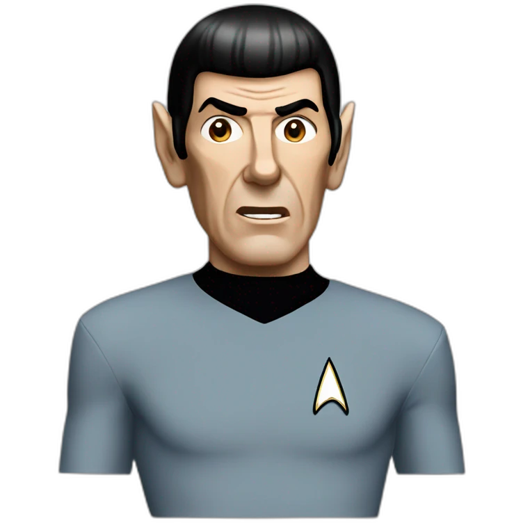 Surprised spock emoji