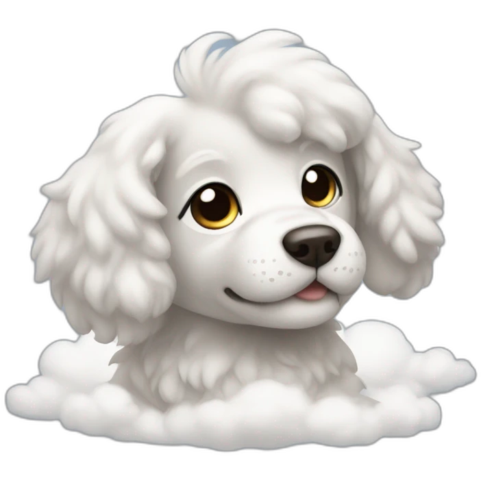 puppy cloud emoji
