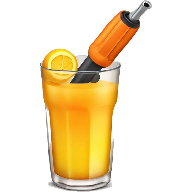 screwdriver drink emoji