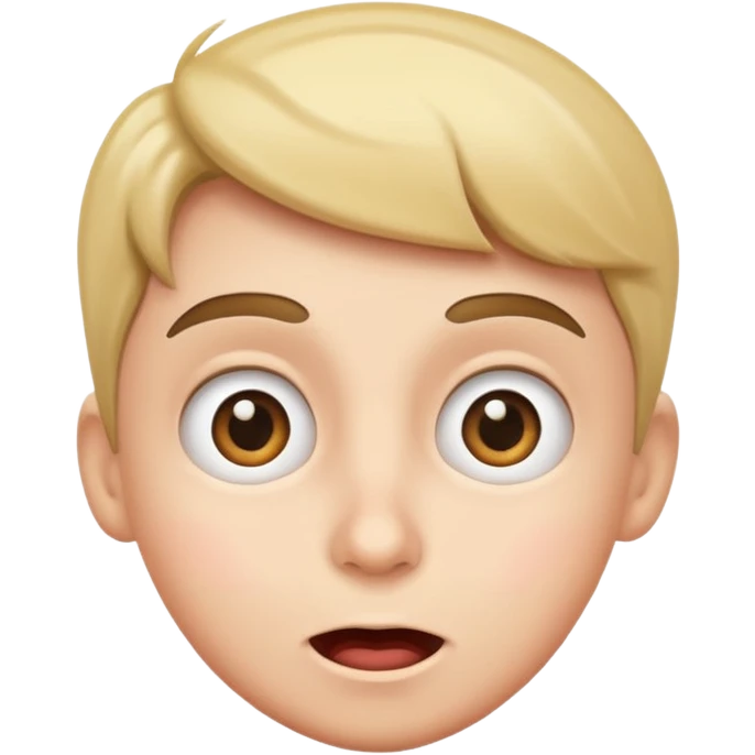 surprised face with a smirk emoji