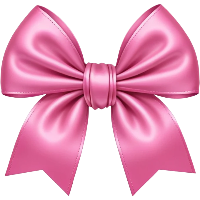Pink bow emoji
