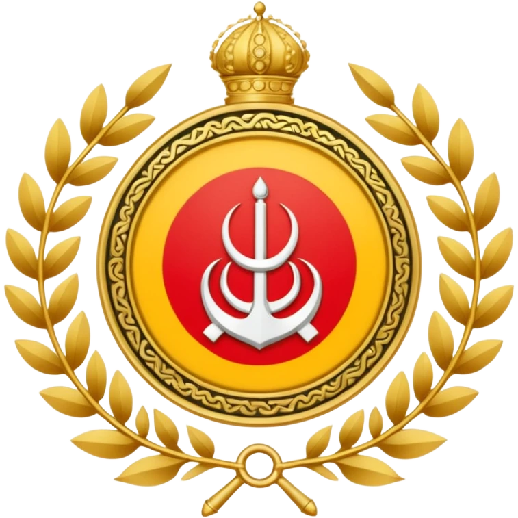 Emblem of the Islamic Revolutionary Guard Corps, an Iranian military institution emoji