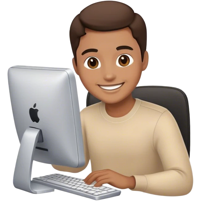 Me with computer  emoji