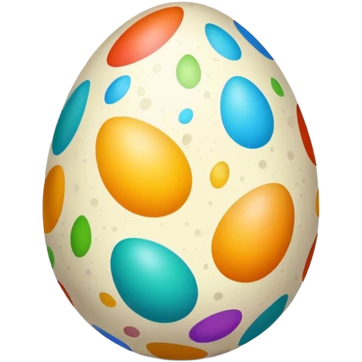 Rainbow Color Egg  emoji