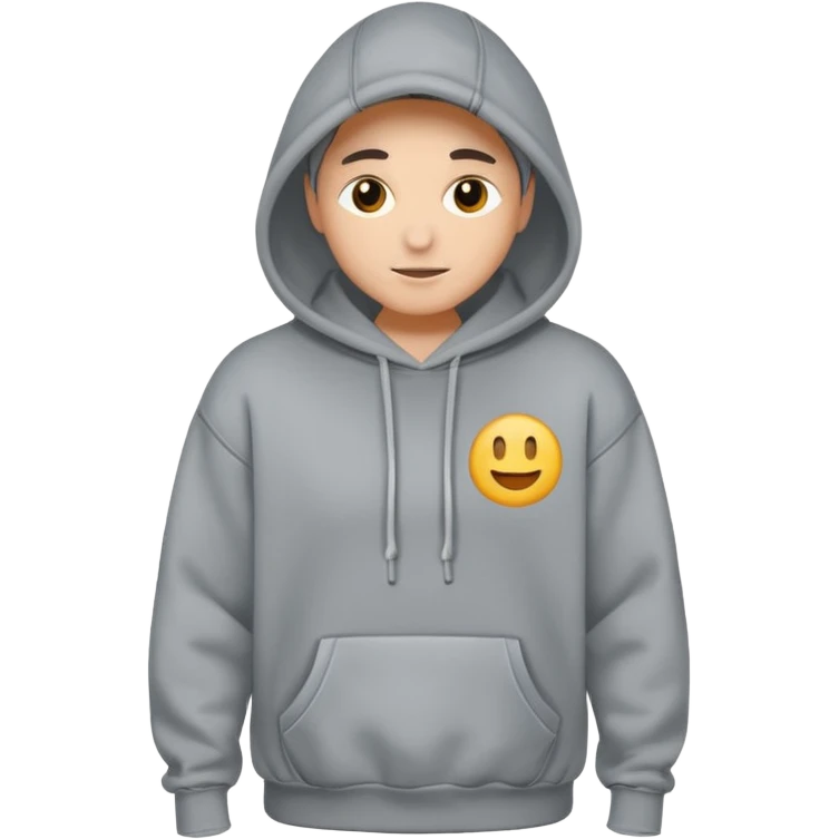 Oversized hoodie emoji