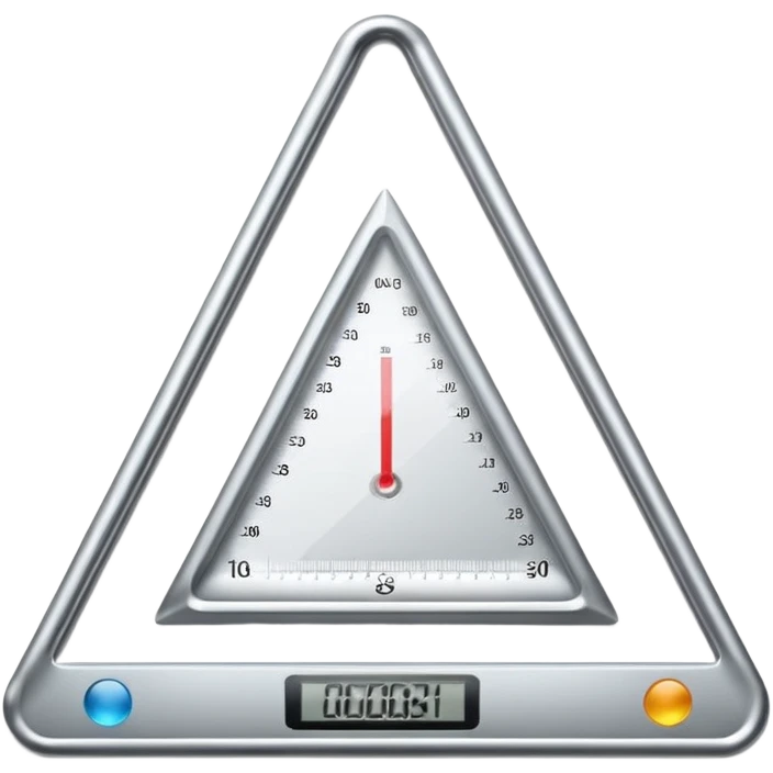  triangle measurement scale emoji