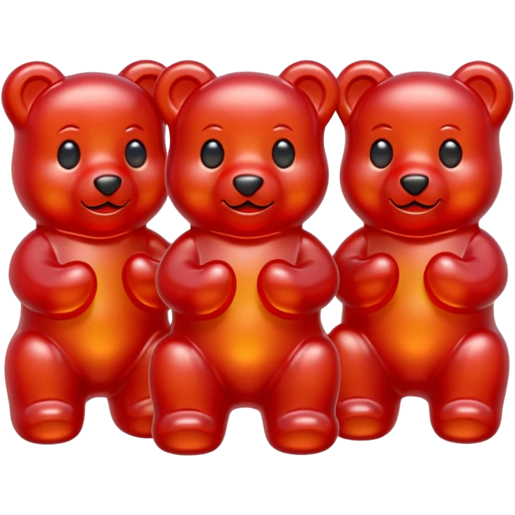 red Gummy Bears emoji