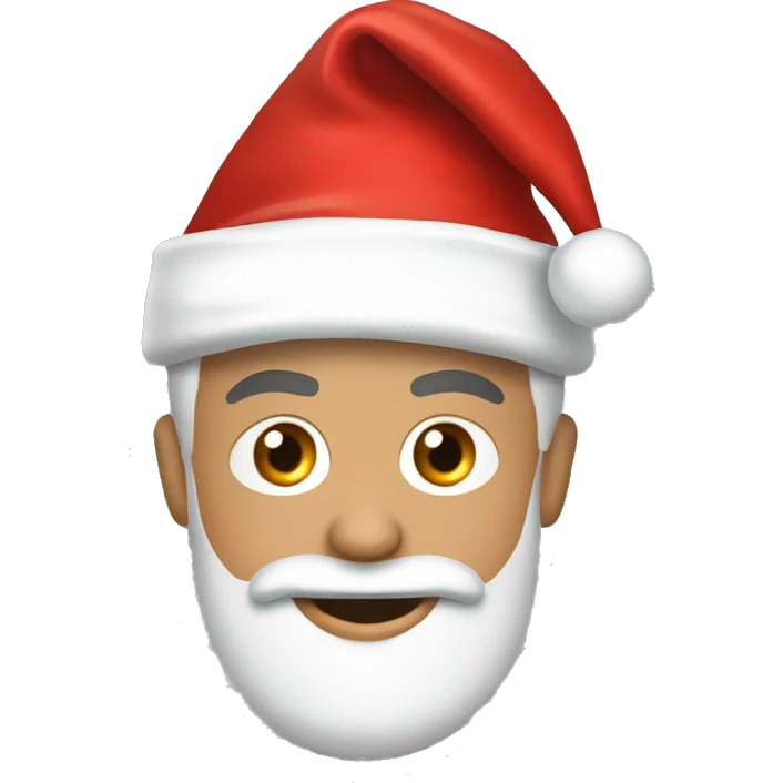 cristiano ronaldo with santa hat emoji